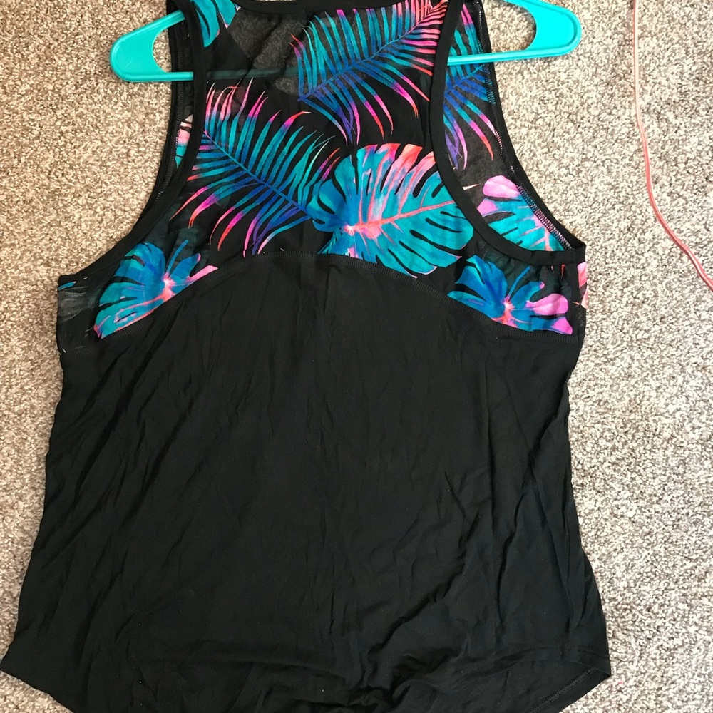 Pink workout tank top
